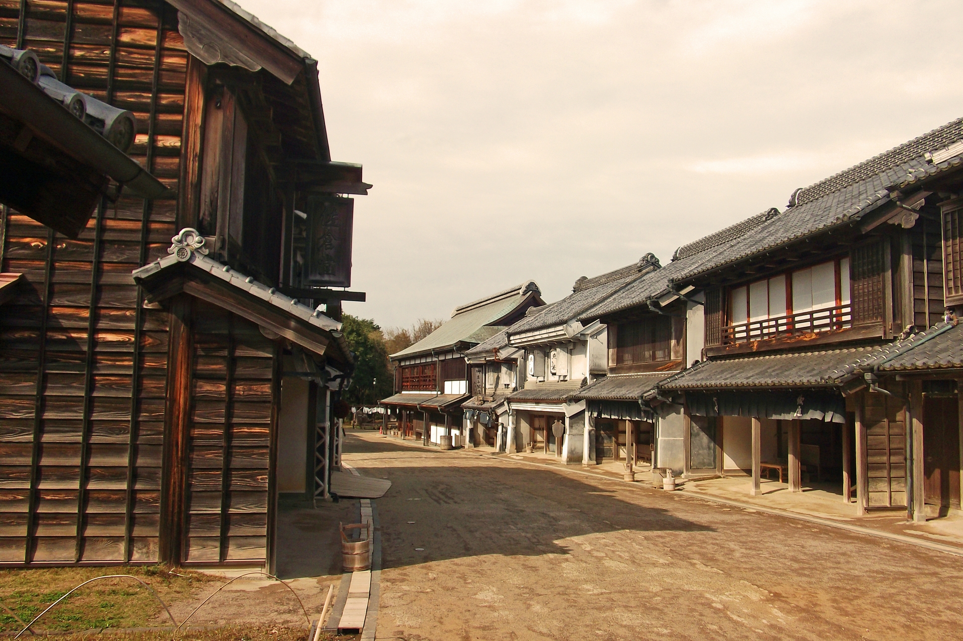 江戸時代の街並みの画像
